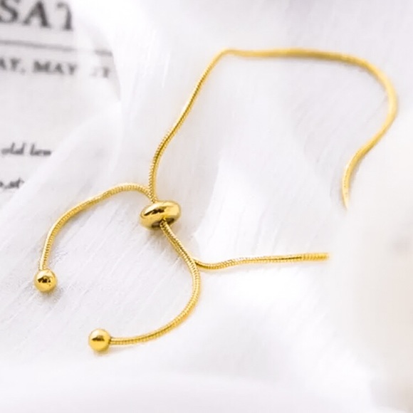 🔵𝟲𝟱%𝗢𝗙𝗙 𝗯𝘂𝗻𝗱𝗹𝗲𝘀 𝟯+🔵 NEW Thin Snake Chain Stainless Steel Bracelet - Picture 11 of 13